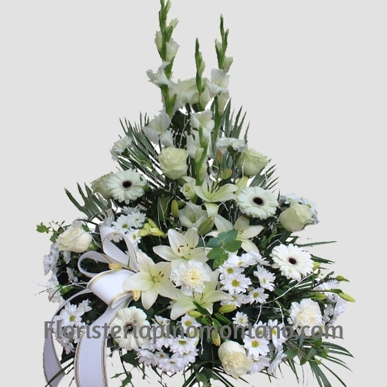 Centro para funeral Margaritas y Gerberas especial para tanatorios