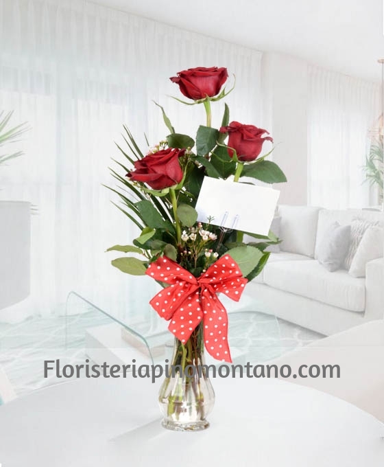 Ramo de 3 Rosas con envío a Sevilla