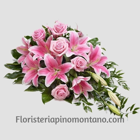 Centro Alargado Rosa