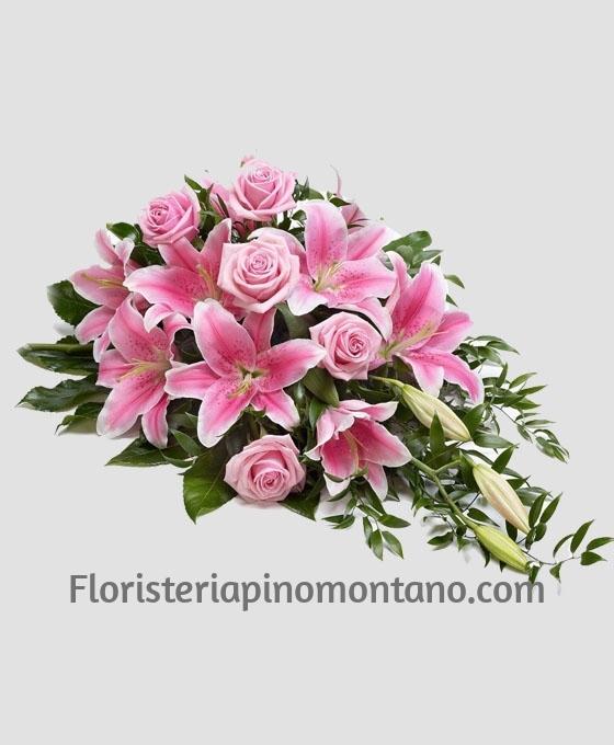 Centro Alargado Rosa