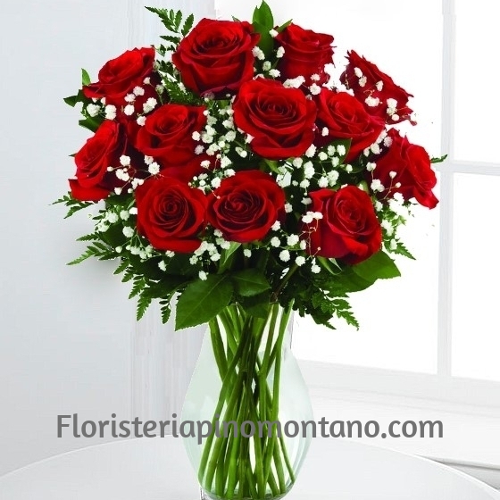 Envio de Ramo de 12 Rosas Rojas a Sevilla